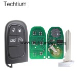 433Mhz 4A chip FCC:GQ4-54T keyless 4 button remote key for Dodge,Ram 2013-2017,Jeep 2014-2018